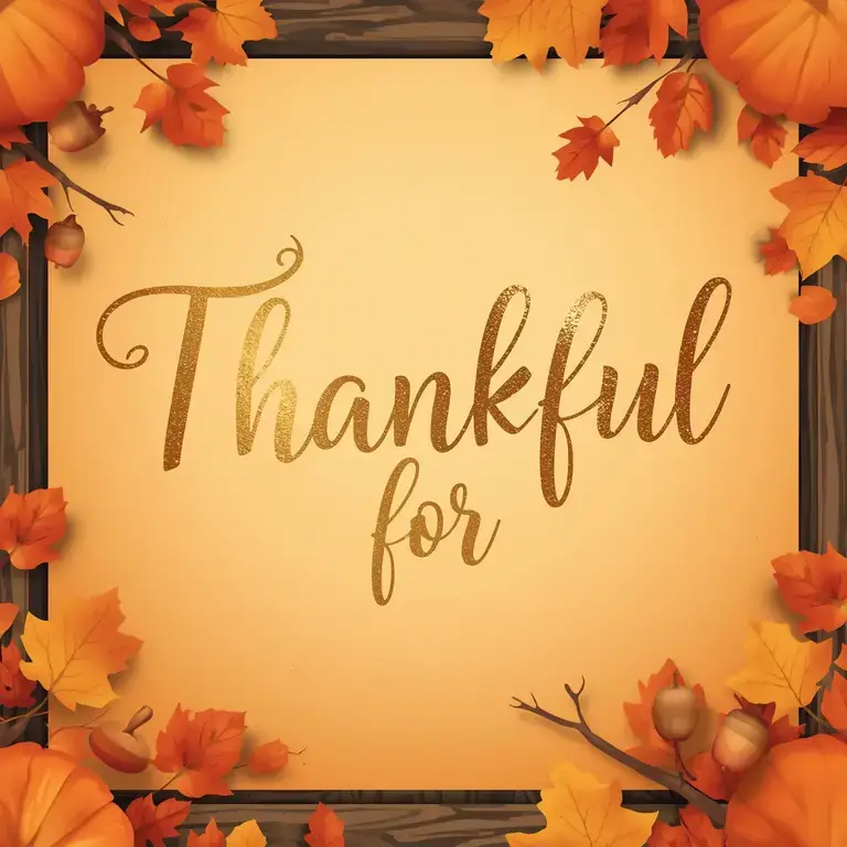 Thankful for Card