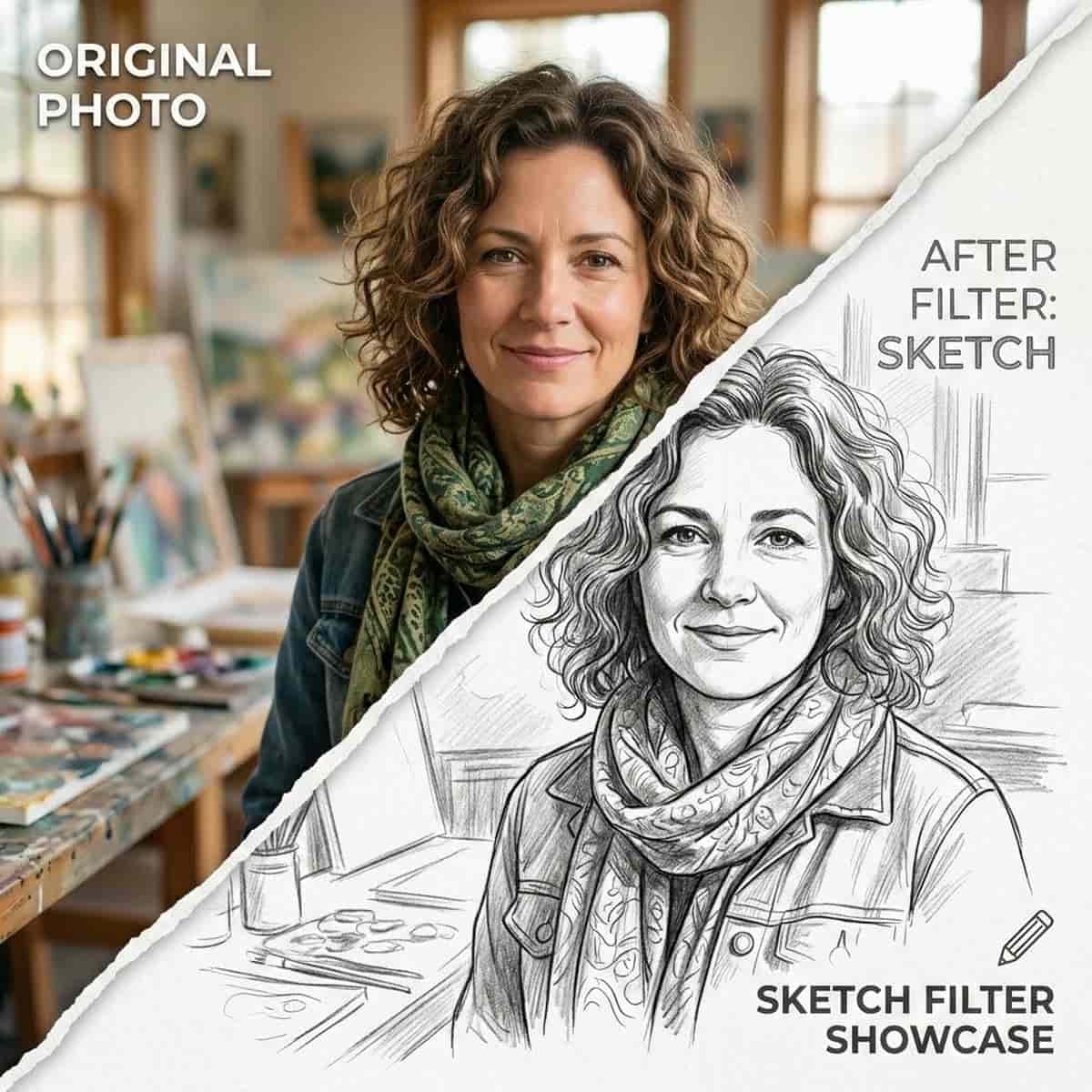 Sketch effect
